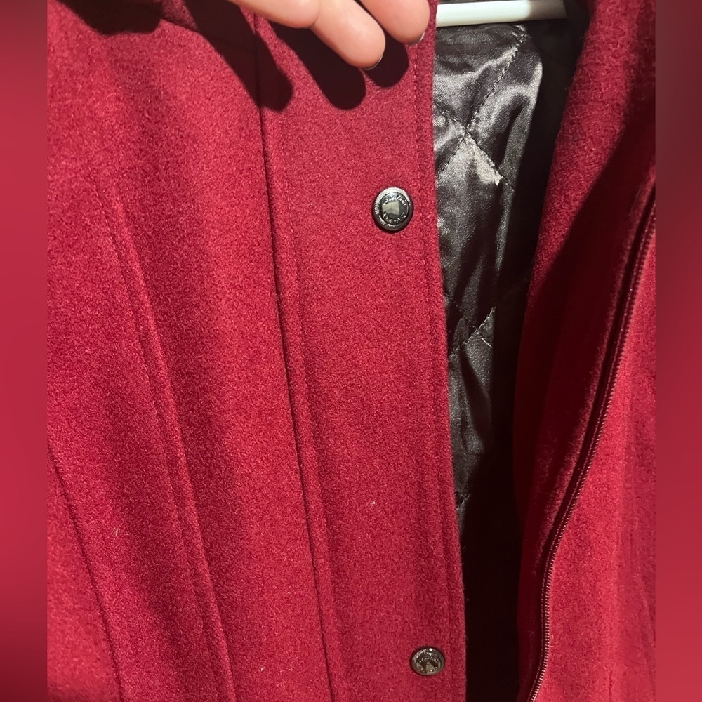 Cranberry red Calvin Klein coat - Picture 6 of 8